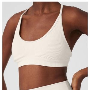 Alo Yoga Ribbed Blissful Bra NWT